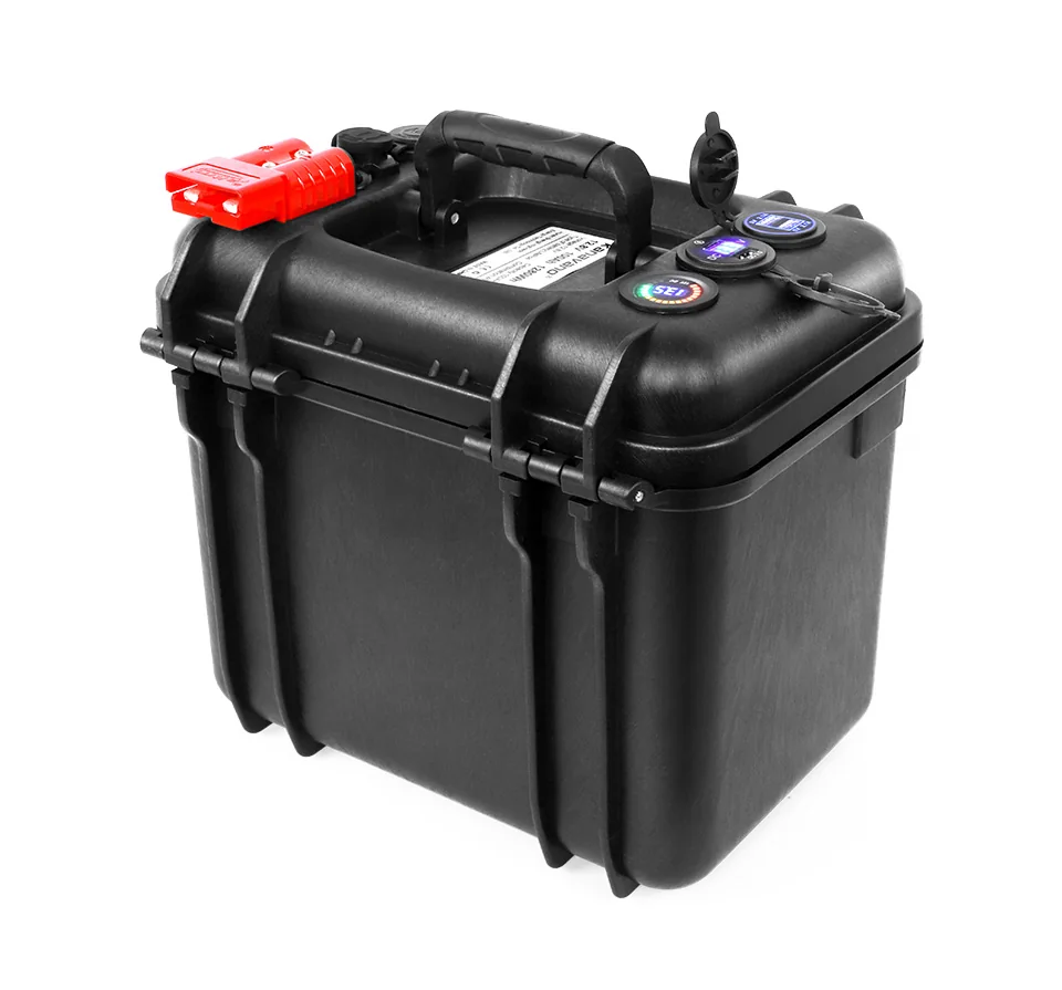12.8V portable LiFePO4 battery model view