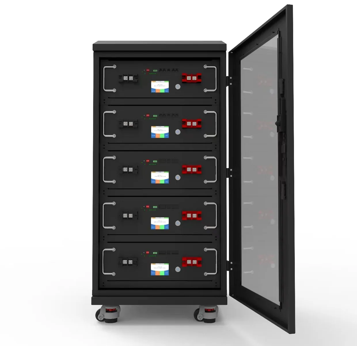 Stacked modular battery system